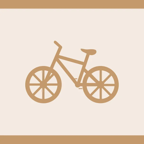 Icono de bicicleta. diseño web — Vector de stock