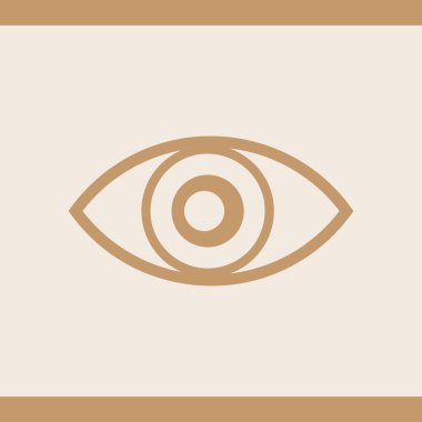 Göz simgesi web vektör tarzı