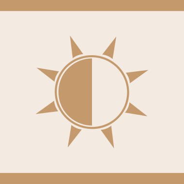 Parlaklık simgesi. Web Tasarım