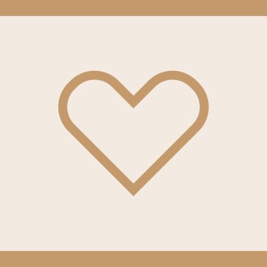 Kalp simge vektör. tasarım seviyorum