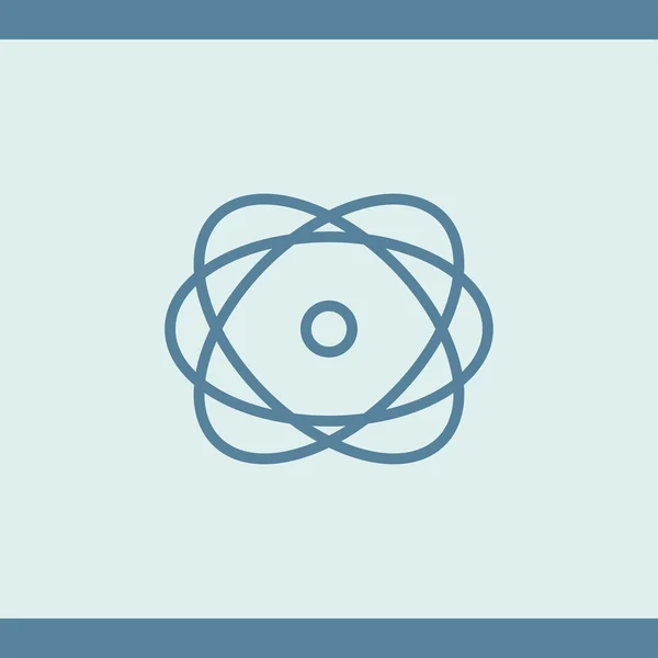 Атомная икона. Веб дизайн — стоковый вектор