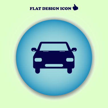 Araba simgesi. Web Tasarım