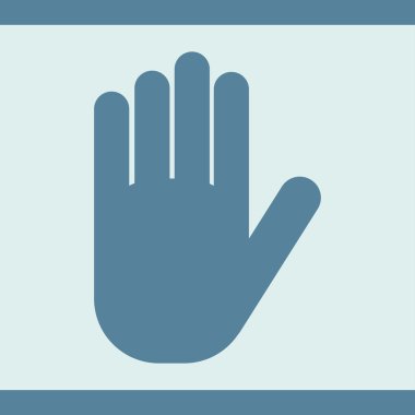 El simgesi yardım, illüstrasyon vektör