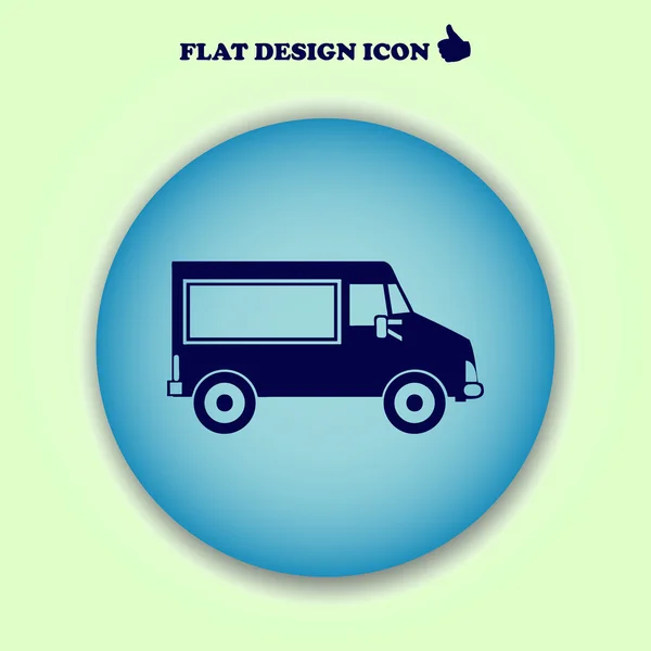 Icono del coche. diseño web — Vector de stock
