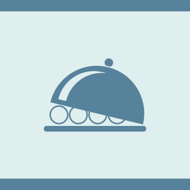 tabağı simge vektör çizim eps10.