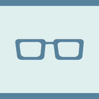 Gözlük. İzole vektör çizim