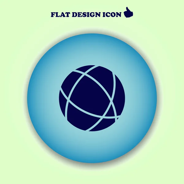 Vector globe icons. web design — Stock Vector