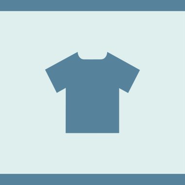 Hafif bir arka plan üzerinde T-shirt vektör illüstrasyon izole