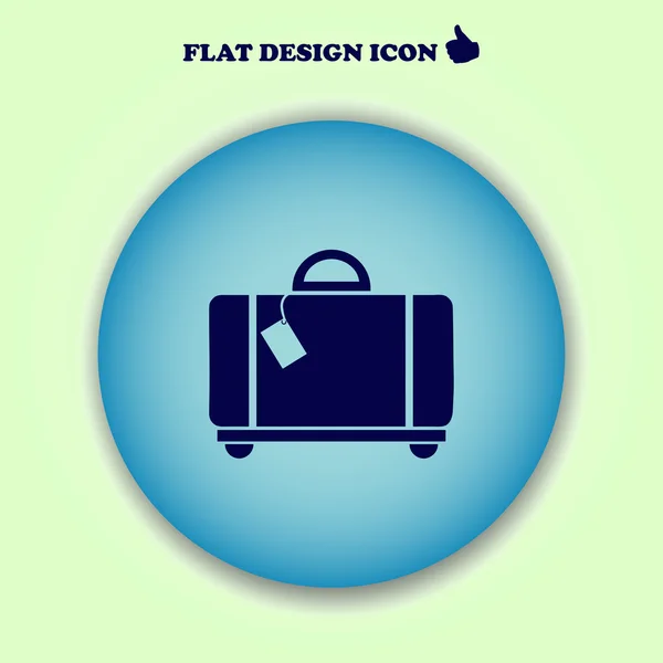 Gepäcksymbol jpg. Webdesign — Stockvektor