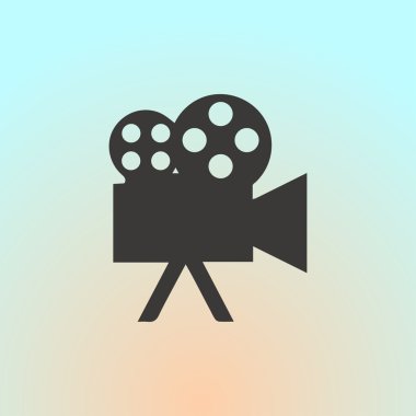 Video kamera simge vektör.