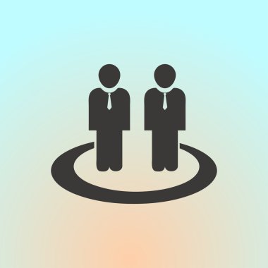 man simgesi vektör illüstrasyonu