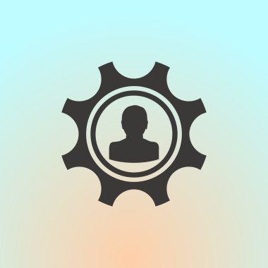 Gears'ın simgesi. Web tasarım stili