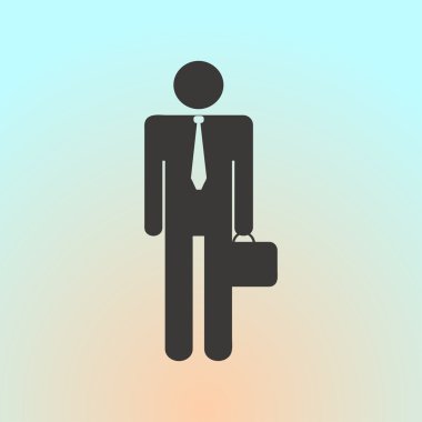 man simgesi vektör illüstrasyonu