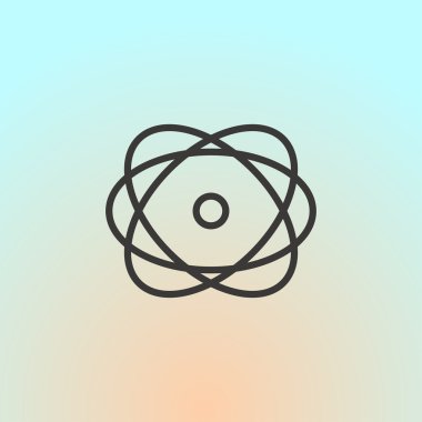 Atom simgesi. Web Tasarım