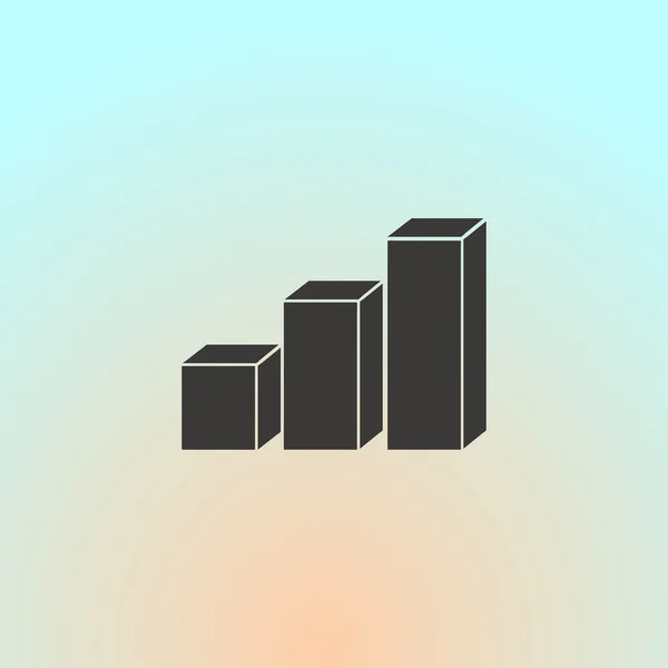 Chart Icon. web design style — Stock Vector