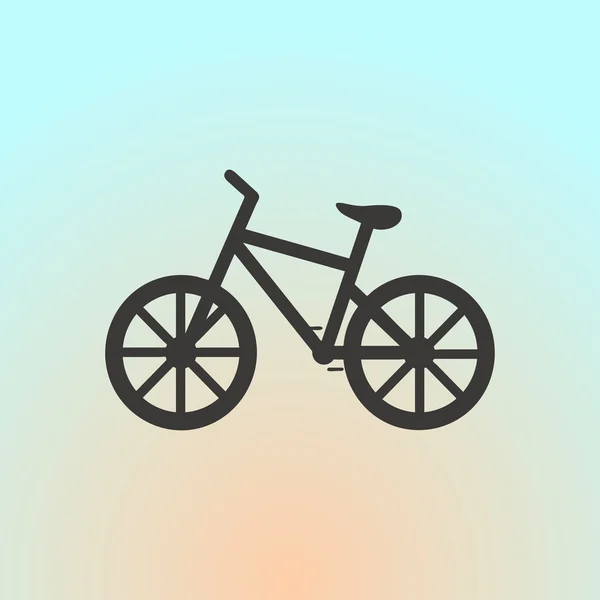 Icona bici. stile web design — Vettoriale Stock