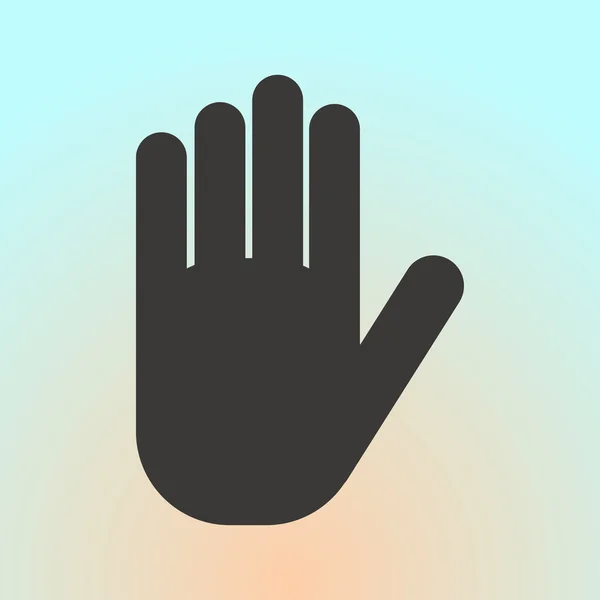 Векторний захист піктограми рук — стоковий вектор