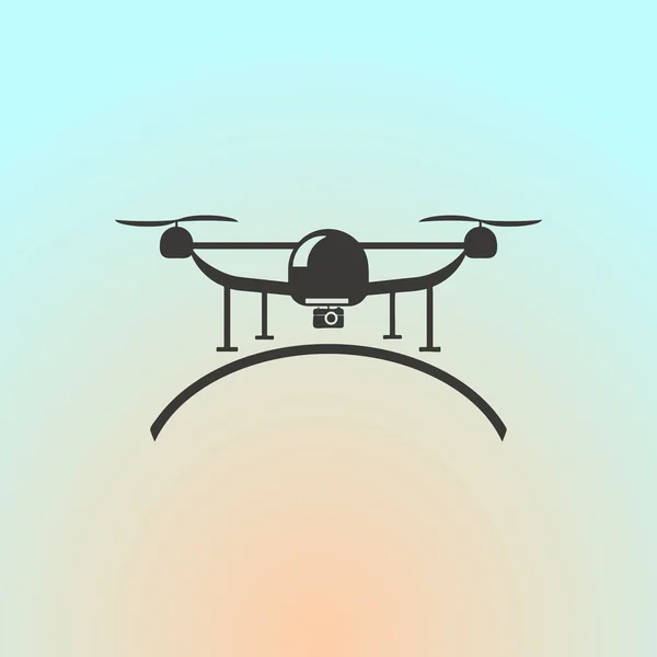 Drone Icon Jpg. web design — Stock Vector