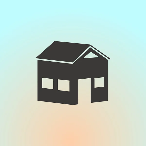 ไอคอนที่บ้าน สไตล์การออกแบบเว็บ — ภาพเวกเตอร์สต็อก