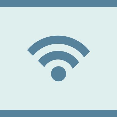 RSS simgesi düz stil ikonu. Vektör çizim