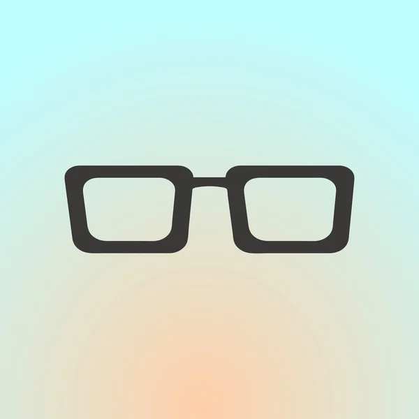 Gafas de Ojo Negro Aisladas. estilo de diseño web — Vector de stock