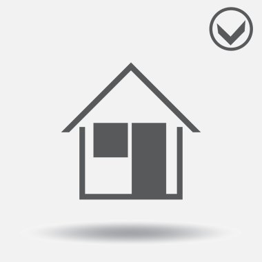 Ev simgesini. Web tasarım stili