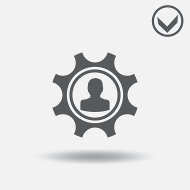 Gears'ın simgesi. Web tasarım stili