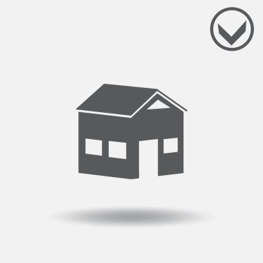 Ev simgesini. Web tasarım stili