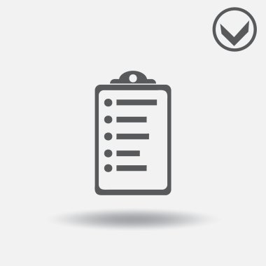 klibi kurulu simgesi. Web tasarım stili