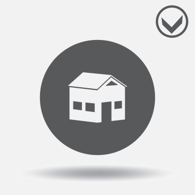 Ev simgesini. Web tasarım stili