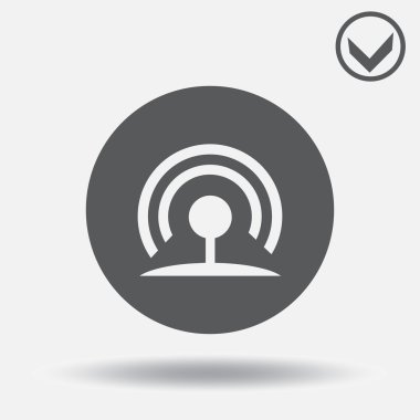 RSS simgesi. Web tasarım stili