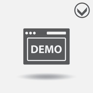 Web sitesi simge. tarayıcı web tasarım stili