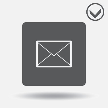 Vektör posta kutsal kişilerin resmi. Web tasarım stili