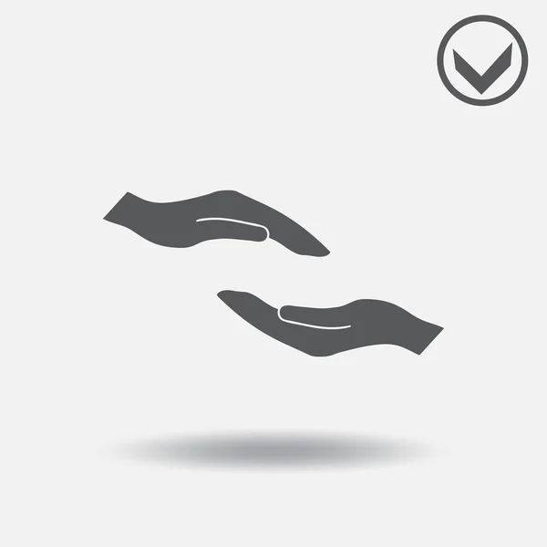 Vektör koruma simgesi eller. Web tasarım stili