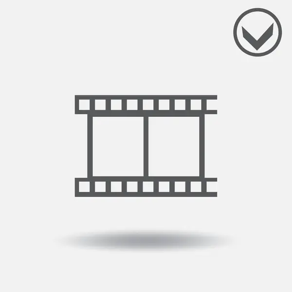 Video ikon, vektor illustration — Stock vektor