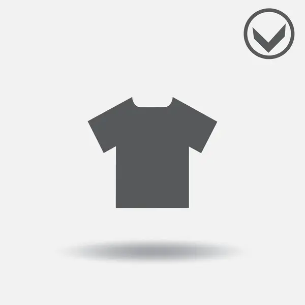 Camiseta Icono Vector. estilo de diseño web — Vector de stock