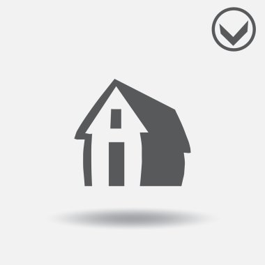 Ev simgesini. Web tasarım stili