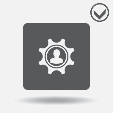 Gears'ın simgesi. Web tasarım stili