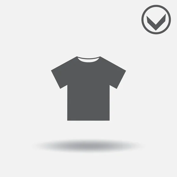 T-shirt Icon Vector. web design style — Stock Vector