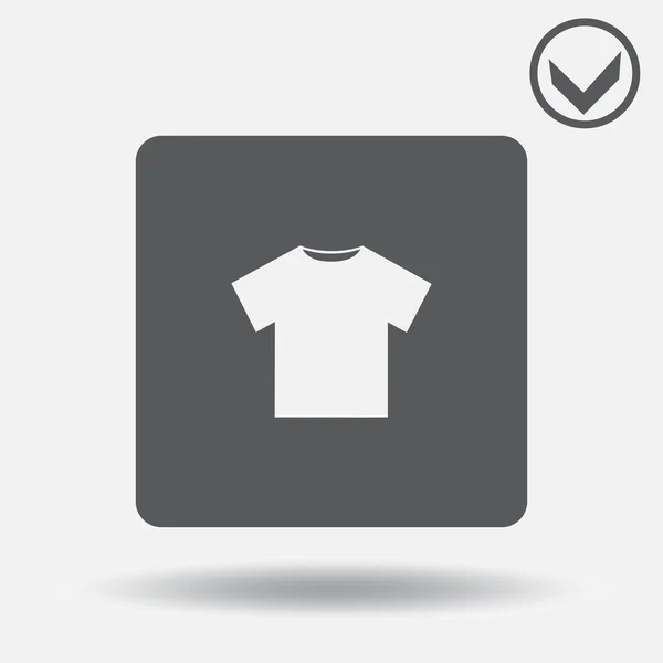 T-shirt Icon Vector. style de conception web — Image vectorielle