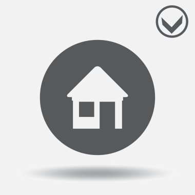 Ev simgesini. Web tasarım stili