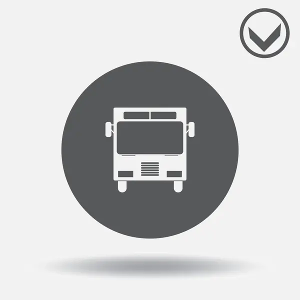 Autobus wektor ikona. styl projektowania sieci Web — Wektor stockowy