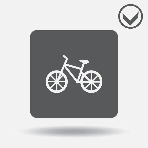 Bicicleta ícone vetor ilustração — Vetor de Stock