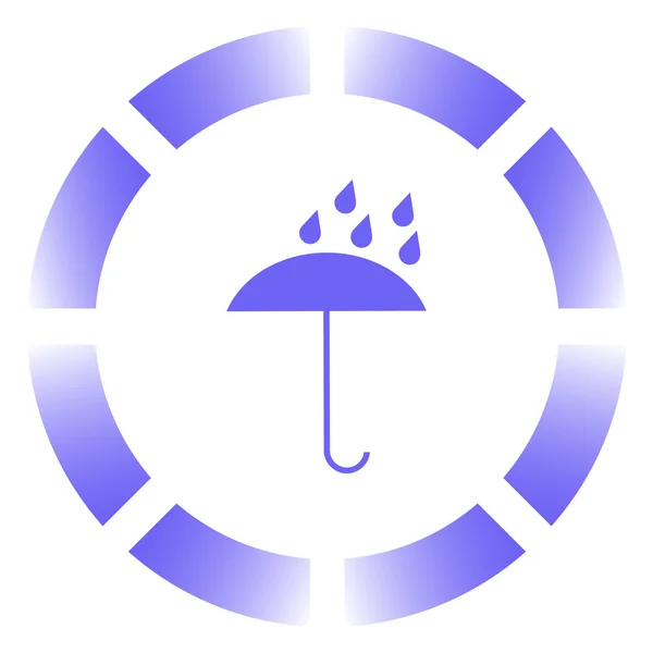 Umbrella icon. web design style — Stock Vector