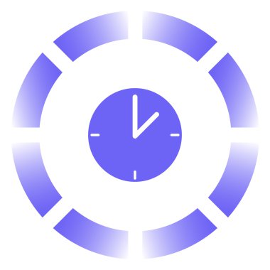 Saat simgesi web vektör.