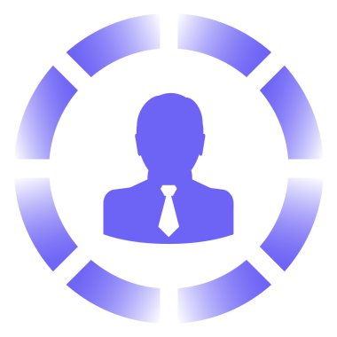 man simgesi vektör illüstrasyonu