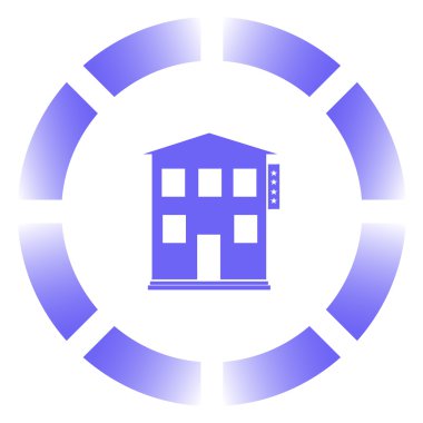 Ev simgesini. Web tasarım stili