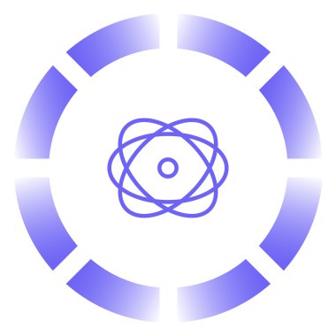 Atom simgesi. Web Tasarım