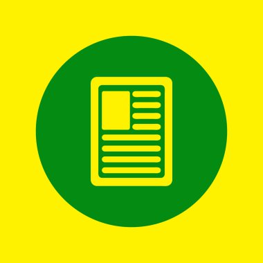 klibi kurulu simgesi. Web tasarım stili