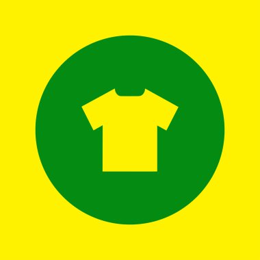vektör boş beyaz tshirt simgesi simgesi